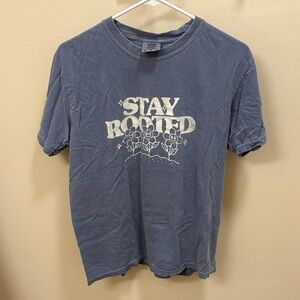 Comfort Colors Stay Rooted Tee - Slate Blue
